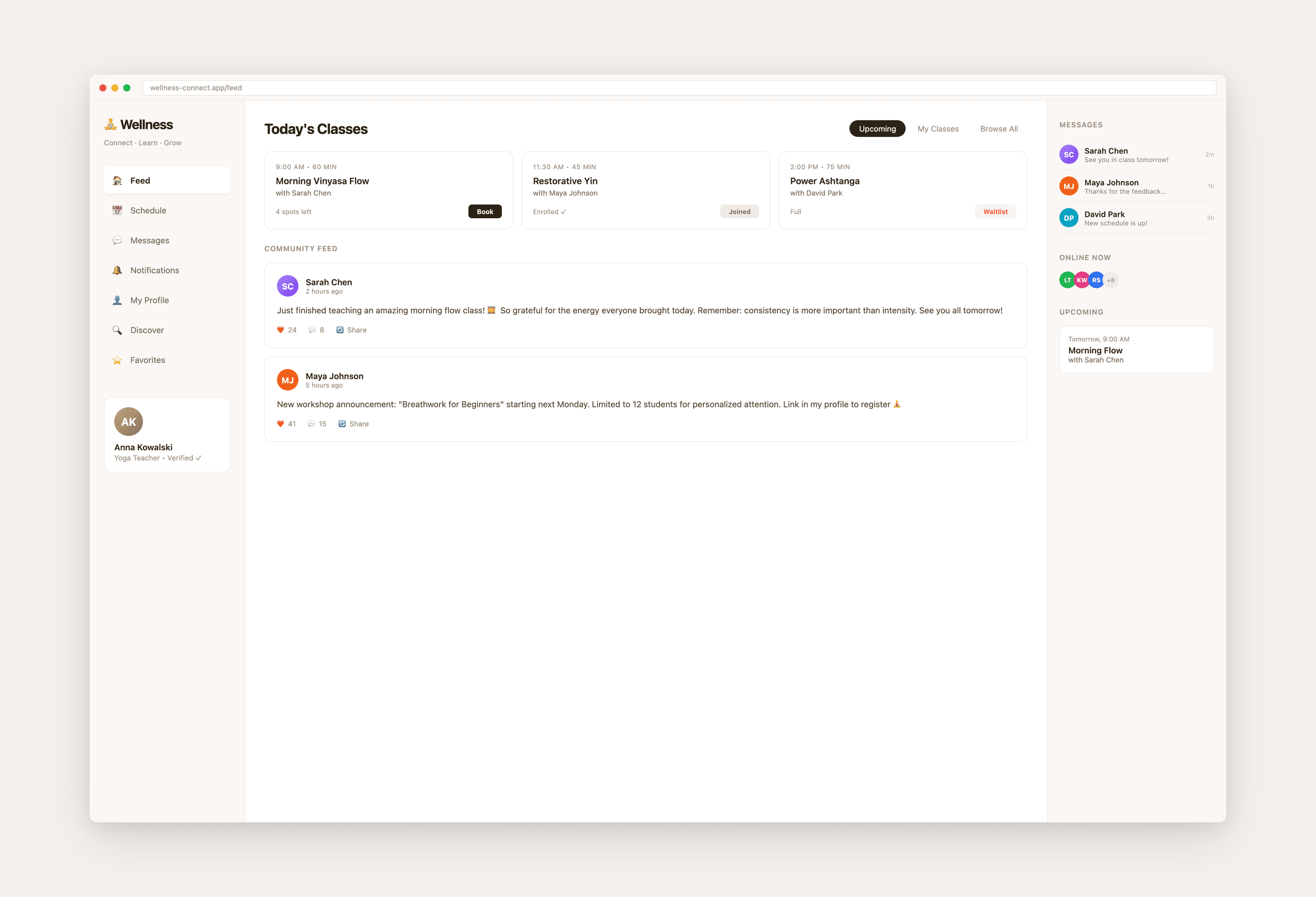 Platforma Społecznościowa Wellness